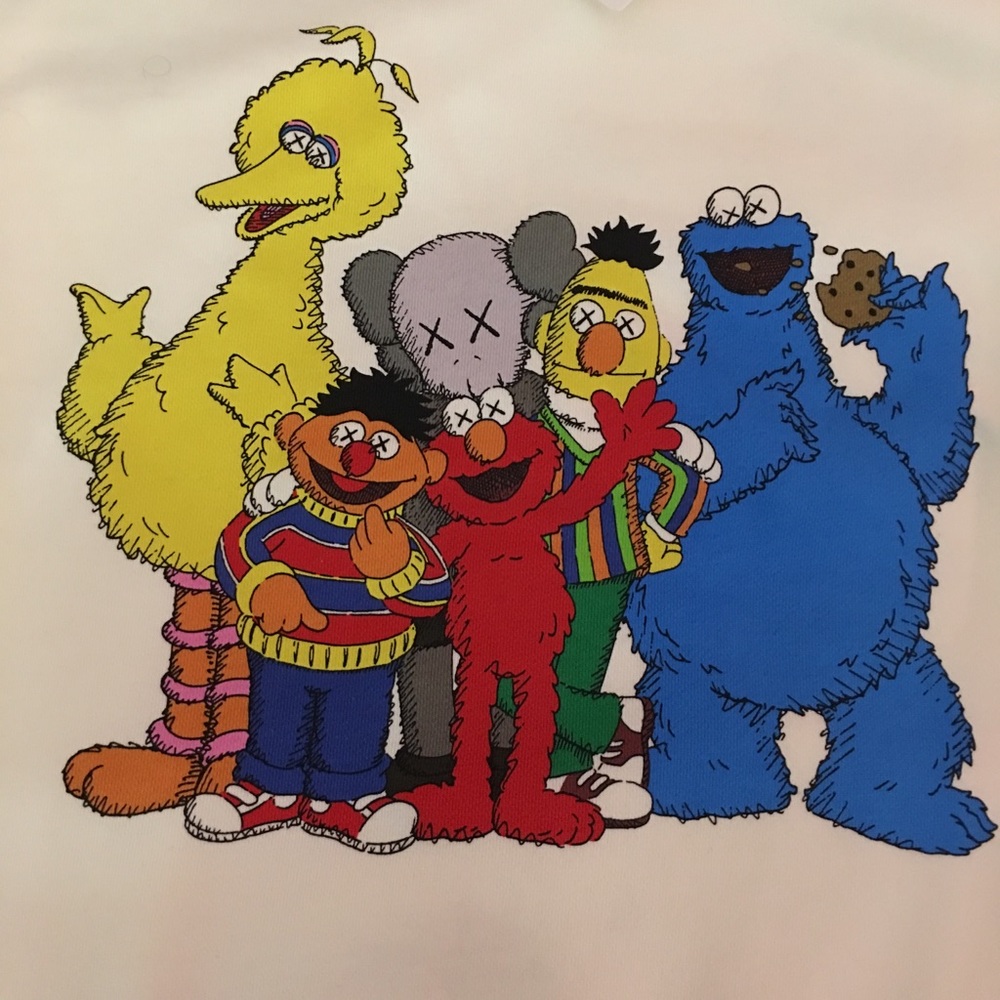 Kaws x Uniqlo Sesame Street sweater